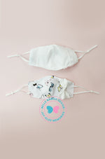 (PRE-ORDER)  2-PLY Bow Fabric Mask (Tropical themed)