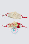 (PRE-ORDER)  2-PLY Bow Fabric Mask (Tropical themed)