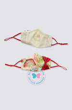 (PRE-ORDER)  2-PLY Bow Fabric Mask (Tropical themed)