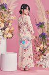 BBD Wrap Ribbon Kurung - Nude Floral